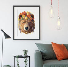 Load image into Gallery viewer, Bear Art Print - Spirit Animal Series
