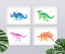Load image into Gallery viewer, Stefan the Stegosaurus Print