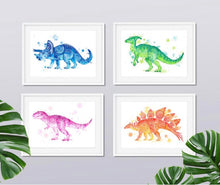 Load image into Gallery viewer, Trish the Triceratops Print
