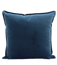 Load image into Gallery viewer, Velvet Cushion / Ocean Blue
