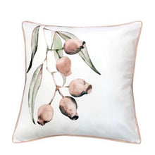 Load image into Gallery viewer, Outdoor Cushion / Australian Native Eucalyptus Gumnuts