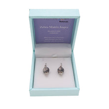 Load image into Gallery viewer, Zebra Matrix / Natural Stone Earrings