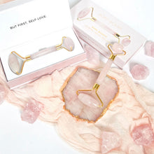 Load image into Gallery viewer, Rose Quartz Facial Roller