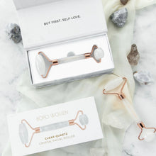 Load image into Gallery viewer, Clear Quartz Facial Roller