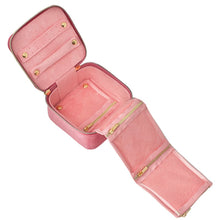 Load image into Gallery viewer, Jewellery Cube / Luxe Velvet Coral