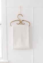 Load image into Gallery viewer, White / Diamond Knit Baby Blanket