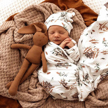 Load image into Gallery viewer, Koala / Baby Jersey Wrap &amp; Beanie Set

