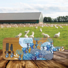 Load image into Gallery viewer, Grazing Board with Knives / Blue Guineas