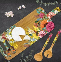 Load image into Gallery viewer, Grazing Board with Knives / Spring Bouquet
