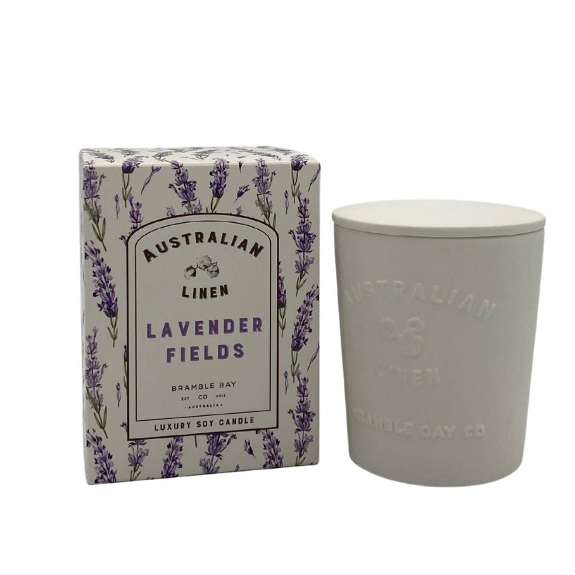 Australian Linen Collection- Lavender Fields Candle