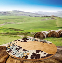 Load image into Gallery viewer, Lazy Susan / Native Cowhide
