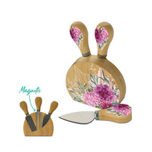 Load image into Gallery viewer, Magnetic Cheese Knife Block / Chrysanthemum