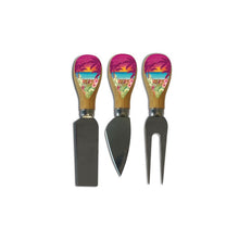 Load image into Gallery viewer, Magnetic Cheese Knife Block / Chasing Sunsets