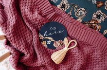 Load image into Gallery viewer, Belle & Rose Gold Reversible Milestone Cards