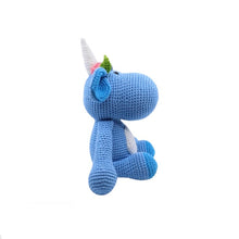 Load image into Gallery viewer, Medium Sitting / Blue Unicorn