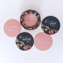 Load image into Gallery viewer, Belle & Rose Gold Reversible Milestone Cards