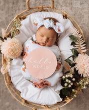 Load image into Gallery viewer, Rosebud & Pink Sand Reversible Milestone Cards