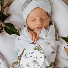 Load image into Gallery viewer, Safari & Navy Reversible Milestone Cards