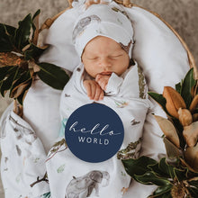 Load image into Gallery viewer, Safari & Navy Reversible Milestone Cards