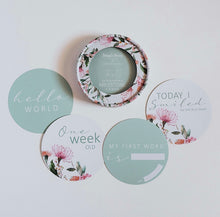 Load image into Gallery viewer, Wattle & Sage Reversible Milestone Cards
