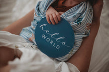 Load image into Gallery viewer, Whale & Azure Reversible Milestone Cards