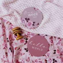 Load image into Gallery viewer, Blossom & Dusk Reversible Milestone Cards