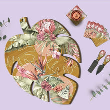 Load image into Gallery viewer, Serving Platter / Wall Art / Monstera Leaf / Aurora
