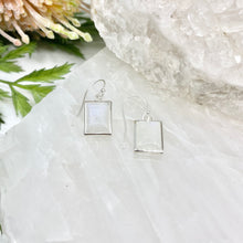 Load image into Gallery viewer, Mahina Sterling Silver Moonstone Earrings