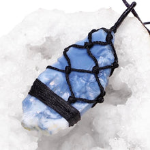 Load image into Gallery viewer, Natural Blue Opal Netted Necklace