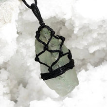Load image into Gallery viewer, Natural Green Amethyst Netted Necklace
