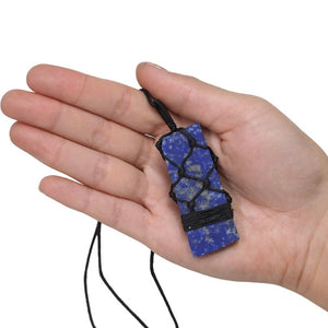 Natural Lapis Lazuli Netted Necklace