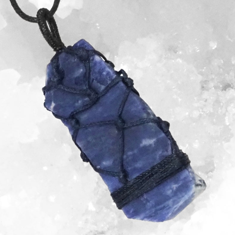 Natural Sodalite Netted Necklace