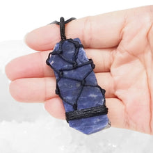 Load image into Gallery viewer, Natural Sodalite Netted Necklace

