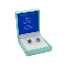 Load image into Gallery viewer, Matte Chrysocolla / Natural Stone Earrings