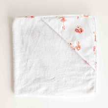 Load image into Gallery viewer, Ballerina / Organic Hooded Baby Towel
