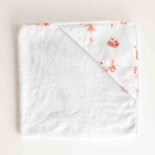 Load image into Gallery viewer, Ballerina / Organic Hooded Baby Towel
