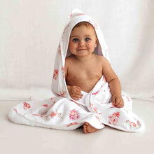Load image into Gallery viewer, Ballerina / Organic Hooded Baby Towel