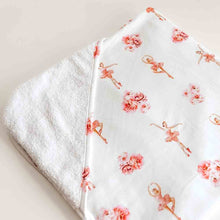 Load image into Gallery viewer, Ballerina / Organic Hooded Baby Towel