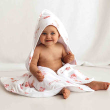 Load image into Gallery viewer, Ballerina / Organic Hooded Baby Towel