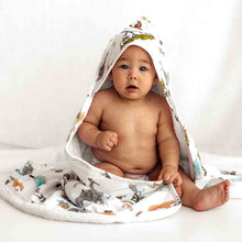 Load image into Gallery viewer, Safari / Organic Hooded Baby Towel