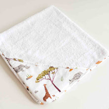 Load image into Gallery viewer, Safari / Organic Hooded Baby Towel