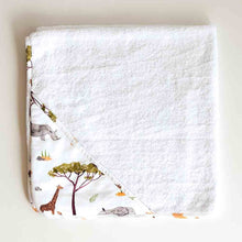 Load image into Gallery viewer, Safari / Organic Hooded Baby Towel