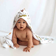 Load image into Gallery viewer, Safari / Organic Hooded Baby Towel