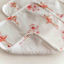Load image into Gallery viewer, Ballerina / Organic Wash Cloths - 3 Pack