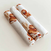 Load image into Gallery viewer, Lion / Organic Wash Cloths - 3 Pack