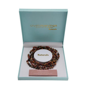 Outback Jasper / Natural Stone Bracelet Adjustable