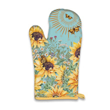 Load image into Gallery viewer, Oven Mitt & Pot Holder Set / Fields Of Gold