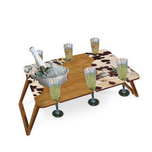 Load image into Gallery viewer, Picnic Table / Large / Native Cowhide