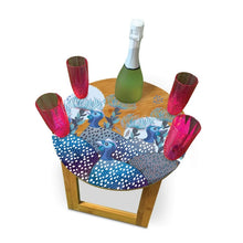 Load image into Gallery viewer, Picnic Table / Small / Blue Guineas