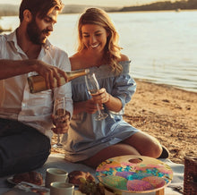 Load image into Gallery viewer, Picnic Table / Small / Colourful Guineas